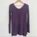 Free People Tops | Free People Waffle Weave Thermal In Eggplant | Color: Purple | Size: S