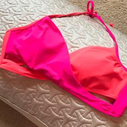 Pink Victoria's Secret Swim | 3 For 30 Nwot Victoria’s Secret Bikini Top | Color: Orange/Pink | Size: L
