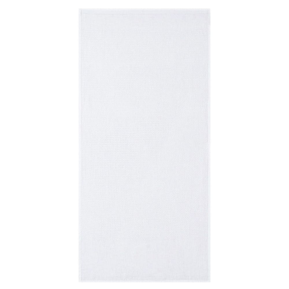 Serviette de bain en lin blanc 70 x 140