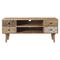 Meuble TV en bois de manguier à motifs 117 cm