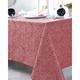 Nappe en coton enduit PVC rouge 160x350 cm