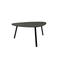 Table basse de jardin aluminium et acier noir D74cm