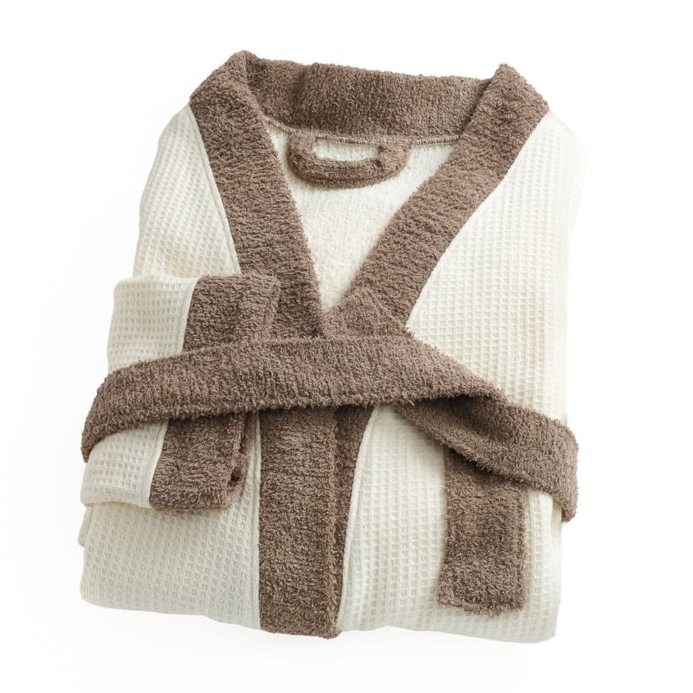 Peignoir mixte coton 57 fils double face nid d'éponge SUAVE