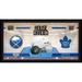 Buffalo Sabres vs. Toronto Maple Leafs Framed 10" x 20" House Divided Hockey Collage