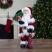 Northlight Seasonal 2' Standing Santa Christmas Figure w/ Presents Wood/Plastic in Brown | 24 H x 7.5 W x 11.5 D in | Wayfair NORTHLIGHT SA91108