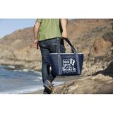 ONIVA™ Sea You At The Beach Topanga Cooler Insulated Picnic Tote Bag Cotton Canvas in Blue | 13 H x 8.7 W x 21 D in | Wayfair 619-00-138-984-98