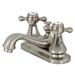 Kingston Brass KB602BX Metropolitan 4 In. Centerset Bathroom Faucet w/ Pop-Up Drain, Polished Brass in Gray | 3.13 H x 4 W x 4.44 D in | Wayfair