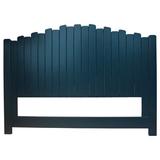 Trade Winds Furniture Cape Cod Twin Slat Headboard Wood in Blue/Black | 56 H x 44 W x 3 D in | Wayfair 495HB-55