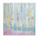 Stupell Industries Abstract Soft Birch Trees Pink Blue Landscape Painting by Farida Zaman - Print Wood in Brown | 12 H x 12 W x 1.5 D in | Wayfair