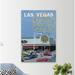 Red Barrel Studio® Classic Vegas - Wrapped Canvas Graphic Art Print on Canvas in Black/Blue/Brown | 18" H x 12" W x 1.5" D | Wayfair