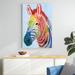 Ebern Designs Jungle Spectrum I by Grace Popp Painting Print on Canvas Metal in Blue/Green/Red | 48 H x 32 W x 1.25 D in | Wayfair