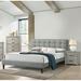 Mercury Row® Mullet Platform Bed Wood & /Upholstered/Polyester in Gray | 38 H x 72 W x 83.5 D in | Wayfair AC3DDAA1E64243F495F87834F44D849D