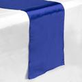 Eider & Ivory™ Coleman Rectangular Satin Table Runner Polyester in Blue | 12 W x 108 D in | Wayfair 34241A7D4E36401F874FBD2574C20044