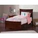Daury Solid Wood Panel Bed by Harriet Bee Wood in Brown | 44.25 H x 42.75 W x 82.75 D in | Wayfair 3F2F8BF8F09049F8B4A5483E05132D06