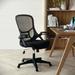 The Twillery Co.® Higginsville High Back Mesh Ergonomic Swivel Office Computer Chair w/ Flip-up Arms Upholstered/Mesh, | Wayfair