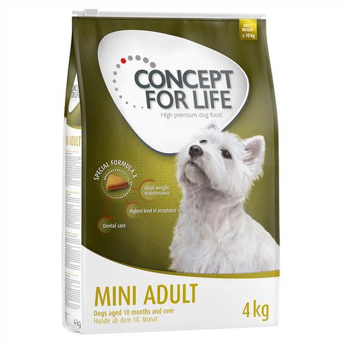 4kg Mini Adult Concept for Life Hundefutter trocken