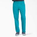 Dickies Men's Balance Zip Fly Scrub Pants - Teal Size M (L10359)