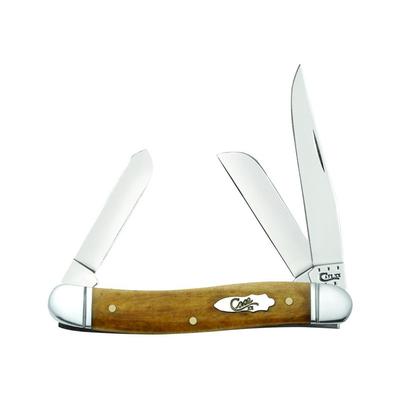 Case Smooth Antique Bone - Medium Stockman Folding Blade 6318 SS 58185