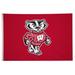 Wisconsin Badgers 5' x 8' Mascot Flag