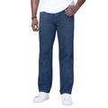 Men's Big & Tall Liberty Blues™ Relaxed-Fit Side Elastic 5-Pocket Jeans by Liberty Blues in Stonewash (Size 58 38)