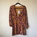 Free People Dresses | Free People Floral Dress-Never Worn/Nwt | Color: Blue/Orange | Size: 6