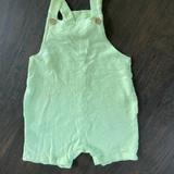 Zara Bottoms | Boy Neon Overall Shorts | Color: Green | Size: 3tb
