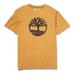 Timberland Men's SS Kennebec River Tree Logo Tee (Size L) Wheat, Cotton