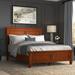 Lark Manor™ Arnedo Standard Bed Wood in Brown | 52 H x 66 W x 86 D in | Wayfair 256EE2CD6D8E47E794C64EE49C0C4F96