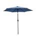 Arlmont & Co. Smithers 8'6" Market Umbrella Metal in Blue/Navy | 102 W x 102 D in | Wayfair 9C0ED5A5F03C48A1BE34BC0805AA5123