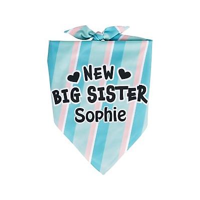 Frisco Big Sister Personalized Dog & Cat Bandana, Small