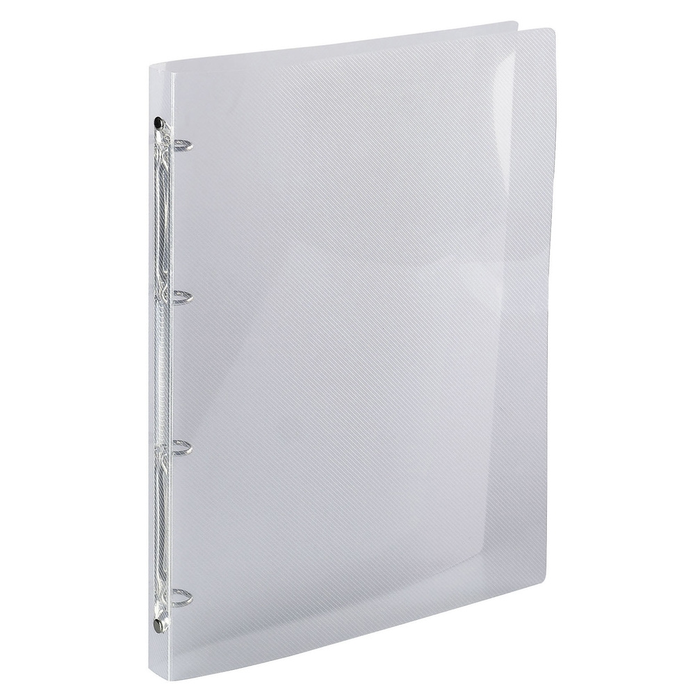 Exacompta Ringbuch aus PP 500µ mit 4 Ringen 15mm, Rücken 20mm, Crystal, für Format DIN A4 Image