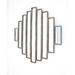 HomeRoots 36" x 36" x 2" Silver Multi Mirrored Wall Sculpture Metal in Gray | 36 H x 36 W x 2 D in | Wayfair 274588