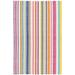 White 24 x 0.25 in Indoor/Outdoor Area Rug - Dash and Albert Rugs Summer Striped Handmade Flatweave Indoor/Outdoor Area Rug | Wayfair DA1631-23