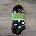 Kate Spade Accessories | Kate Spade No Show Spade Flower Socks 3 Pack Nwt | Color: Black/Pink | Size: Os