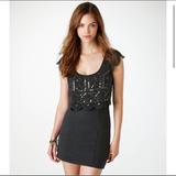 American Eagle Outfitters Dresses | Aeo Sequin And Beaded Flapper Dress | Color: Gray | Size: M