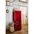 iio Retro 22" Bottom Freezer 7 Cu. Ft. Refrigerator in Red | 57.2 H x 21.46 W x 26.3 D in | Wayfair MRB192-07ioWR