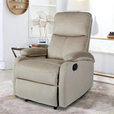 Must Have Latitude Run Ergonomic Microfiber Recliner W Two Point Massage Fabric In Beige Microfiber Size 28 3 L X 26 W X 39 8 H Wayfair From Latitude Run Accuweather Shop