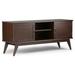 Wade Logan® Kenesaw Solid Wood TV Stand for TVs up to 65" Wood in Brown | 26 H in | Wayfair 3AXCDRP-07