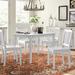 Lark Manor™ Ailise 5 - Piece Dining Set Wood in White | Wayfair DF0631EFED6344DD9F82377DC1E0906F