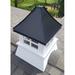 Arlmont & Co. Sowers 20 In. X 20 In. X 32 In. Composite Vinyl Cupola w/ Black Aluminum Roof Vinyl/Metal in White | 32 H x 20 W x 20 D in | Wayfair