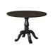 Riveria 42" Pedestal Dining Table Wood in Black Laurel Foundry Modern Farmhouse® | 30 H x 42 W x 42 D in | Wayfair 769AE57A55384C078415D69B76DFBAD6
