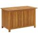 Rosecliff Heights Outdoor Storage Deck Box Chest for Patio Cushions Tools Solid Acacia Wood Wood/ in Brown | 22.8 H x 35.4 W x 19.7 D in | Wayfair