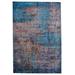 "Hoku Abstract Blue/ Brown Area Rug (6'7""X9'6"") - Vibe by Jaipur Living RUG149921"