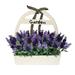 Lavender Wood Potted- Jeco Wholesale HD-BT127