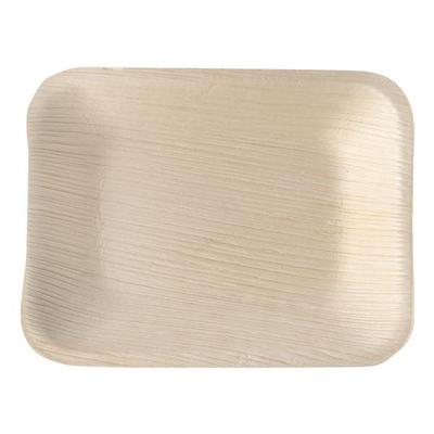 Papstar 25 Palmblatt Tabletts Einweg »pure« 16x12 cm mehrfarbig, 16x2.5x12 cm