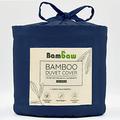 Navy Duvet Cover Single | Bamboo Duvet | 135x200 cm | Anti Allergy Duvet Single | Single Bedding | Soft Duvet Cover | Dark Blue Bedding | Cooling Duvet | Navy Blue Duvet Cover | Bambaw