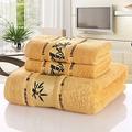 UKKD bath towel Bamboo Fiber Towel Set Adult Household Bath Towel Face Towel Thick Absorbent Luxury Bathroom Towel