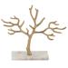 Juniper + Ivory 10 In. x 12 In. Jewelry Stand Gold Marble - Juniper + Ivory 54287