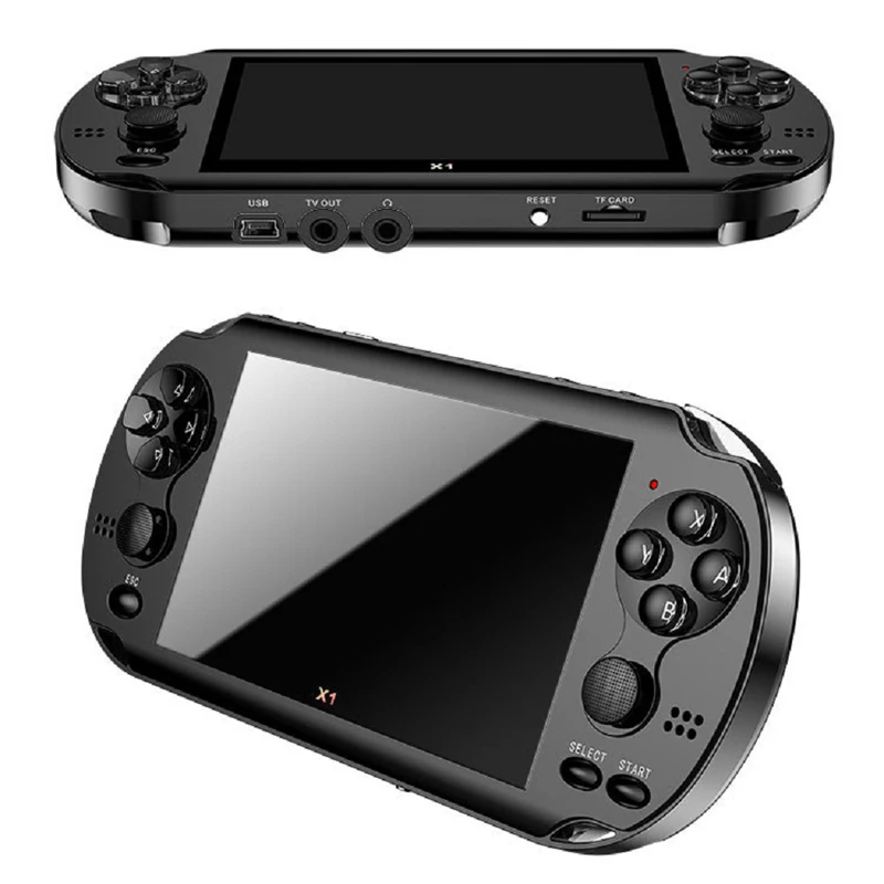 Console de jeu de 4.3 pouces pour Console de jeu PSP Console de jeu classique à double secousse 8G 10,000 jeux intégrés jeux 8/16/32/64/128 bits