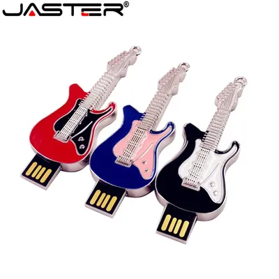 JASTER-Clé USB 2.0 en cristal modèle de salariés 3 couleurs noir rouge bleu 4 Go 8 Go 16 Go